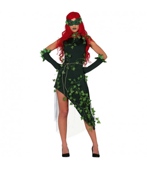 Travestimento Poison Ivy di Batman donna per divertirsi e fare festa