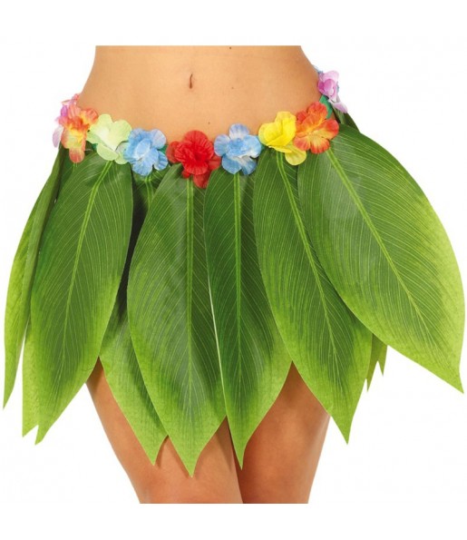 Gonna hawaiana con foglie per completare il costume