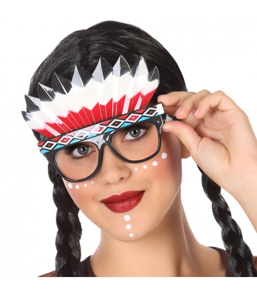 I più divertenti occhiali indiani d'America per feste in maschera