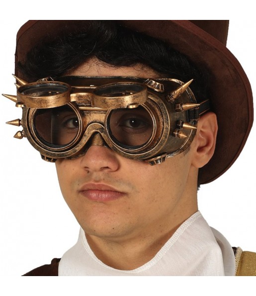 I più divertenti Occhiali Steampunk con punte per feste in maschera