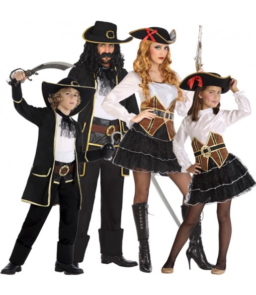 Costumi Pirati Corsari per gruppi e famiglie
