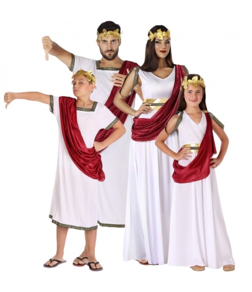 Costumi Imperatori di Roma per gruppi e famiglie