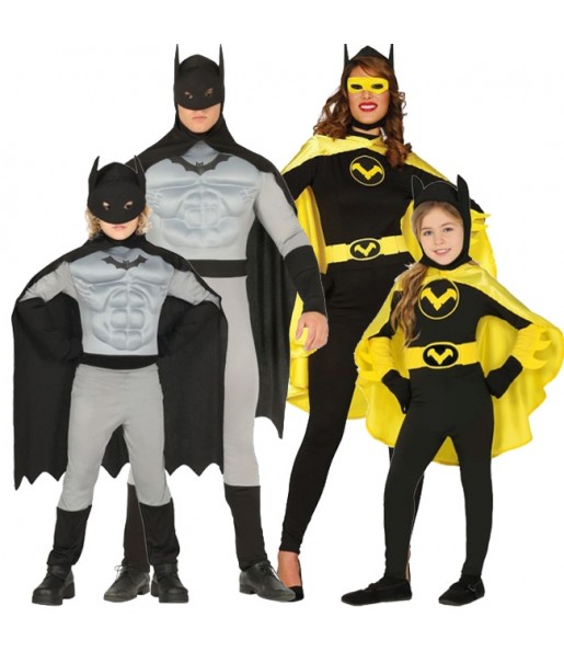 Costumi Supereroi Pipistrello per gruppi e famiglie