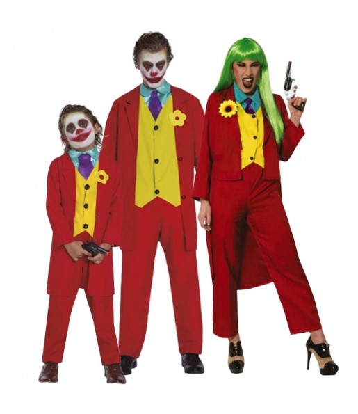 Costumi Joker Joaquin Phoenix per gruppi e famiglie