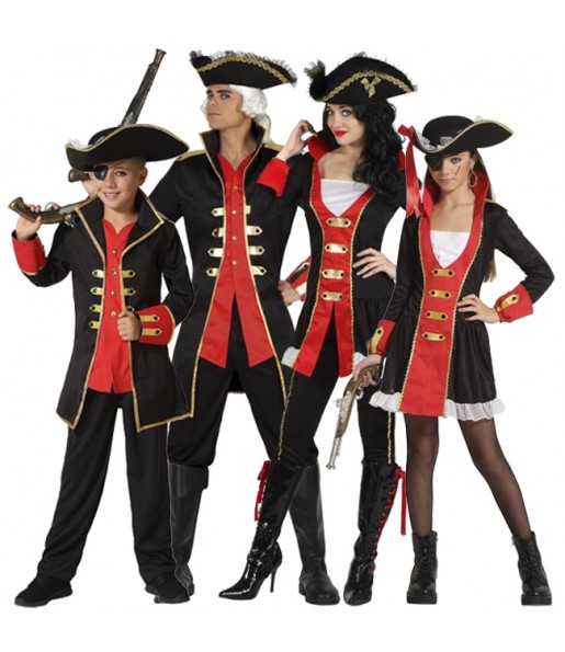 Costumi Pirati dell\'oceano per gruppi e famiglie