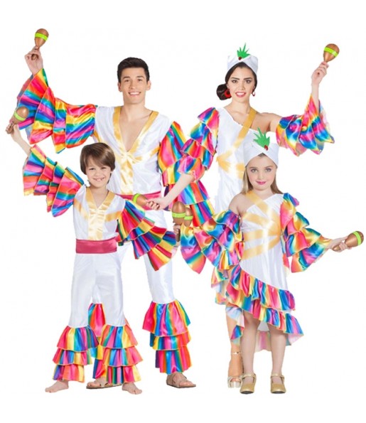 Costumi Rumberi Cubani per gruppi e famiglie