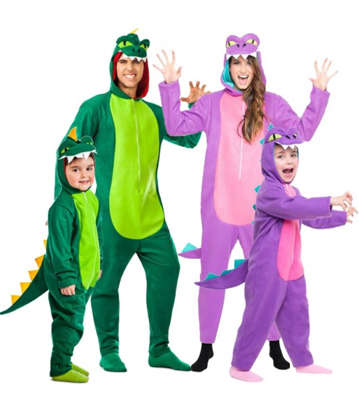 Costumi Dinosauri per gruppi e famiglie
