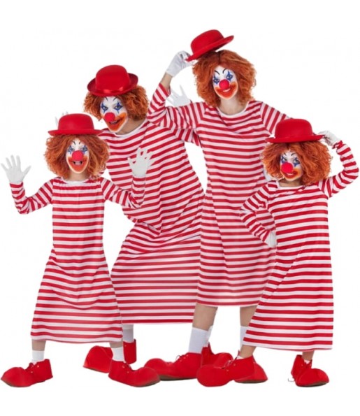 Costumi Clown della TV per gruppi e famiglie