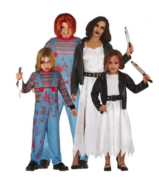 Costumi Chucky e Tiffany per gruppi e famiglie