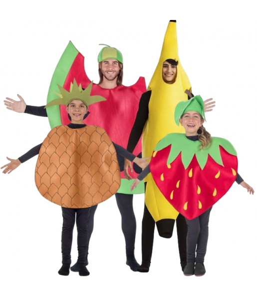 Costumi Tutti Frutti per gruppi e famiglie