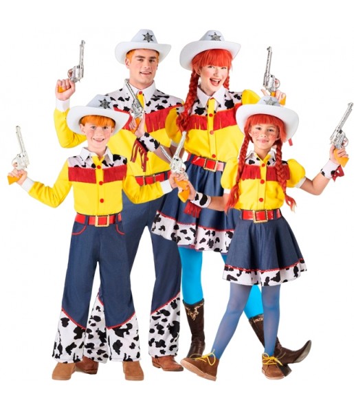 Costumi Cowboy di Toy Story per gruppi e famiglie