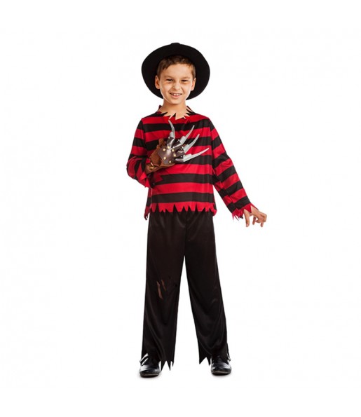 Travestimento Freddy Krueger bambini per una festa ad Halloween