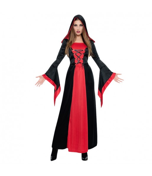 Costume Vampira Delle Tenebre donna per una serata ad Halloween