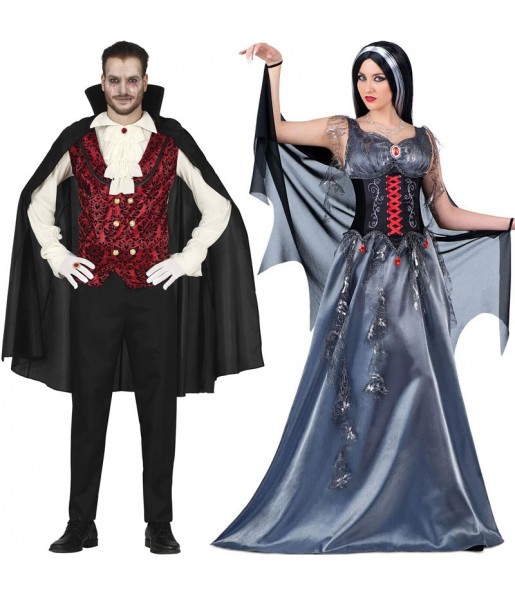 Costumi di coppia Il Conte Dracula e la Vampiressa Marishka