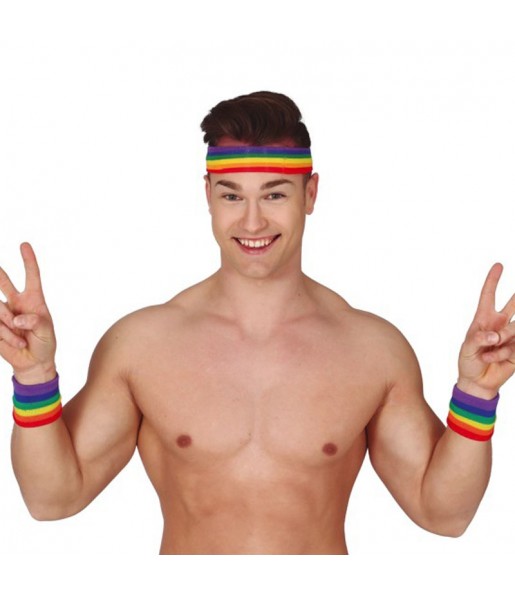 Kit accessori sportivi Gay Pride per completare il costume