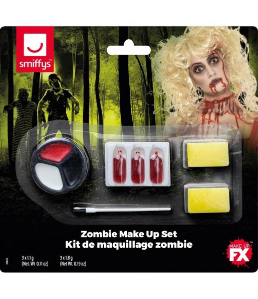 Kit di trucco da zombie vivente per completare il costume di paura