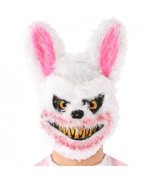 Maschera del coniglio insanguinato per completare il costume di paura