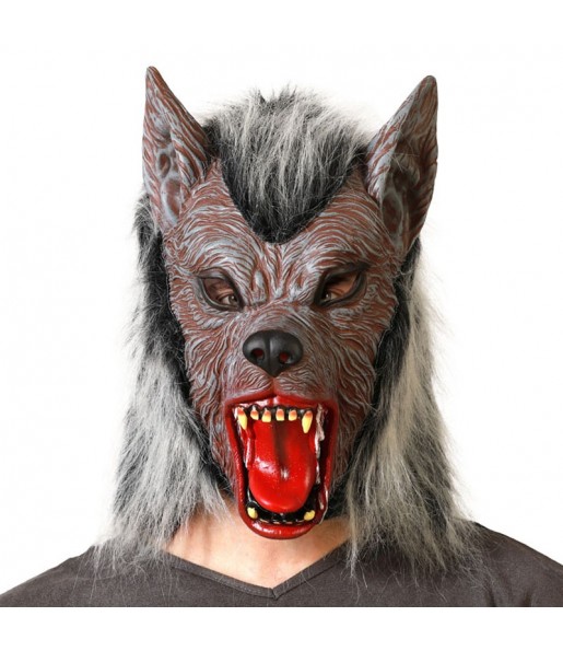 Maschera da lupo mannaro per completare il costume di paura