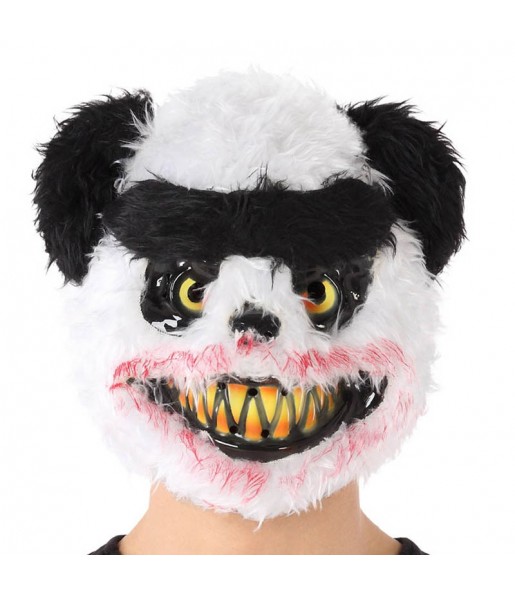 Maschera da orso insanguinata per completare il costume di paura