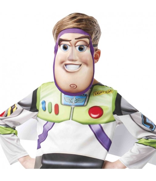 Maschera Buzz Lightyear Toy Story per poter completare il tuo costume Halloween e Carnevale