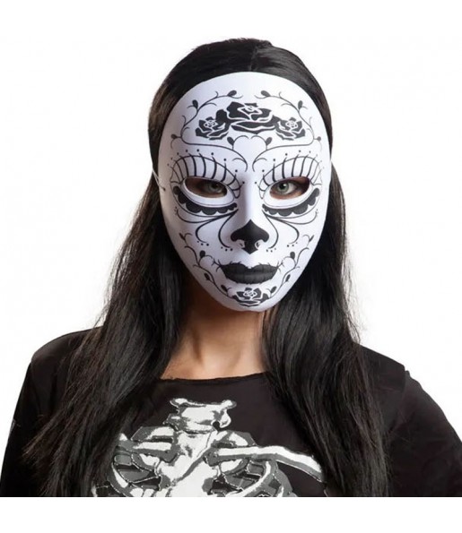 Maschera scheletro messicana Catrina