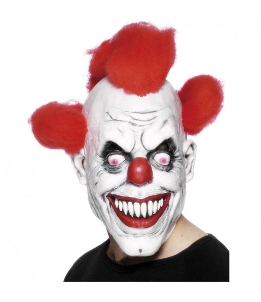 Maschera da clown posseduta per completare il costume di paura