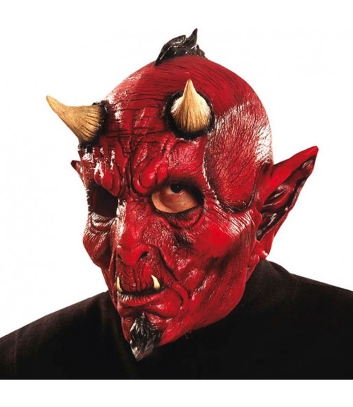 Maschera diavolo Lucifero per poter completare il tuo costume Halloween e Carnevale