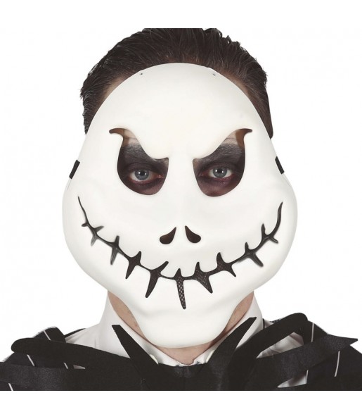 Maschera Jack Skellington in PVC per completare il costume di paura