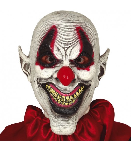 Maschera clown sarcastico per poter completare il tuo costume Halloween e Carnevale