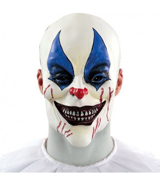 Maschera pagliaccio horror per poter completare il tuo costume Halloween e Carnevale
