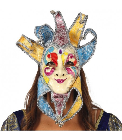 Maschera veneziana con Jingle Bells per poter completare il tuo costume Halloween e Carnevale