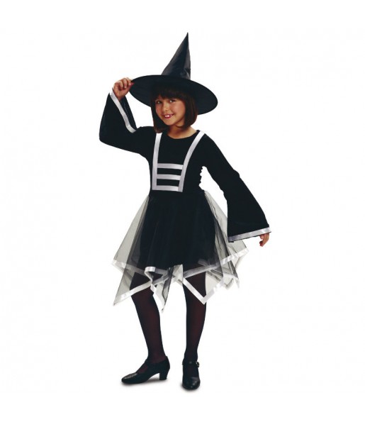 Vestito Strega spiritosa bambine per una festa ad Halloween