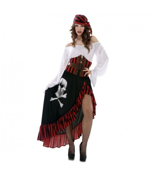 Travestimento Pirata Bandana donna per divertirsi e fare festa