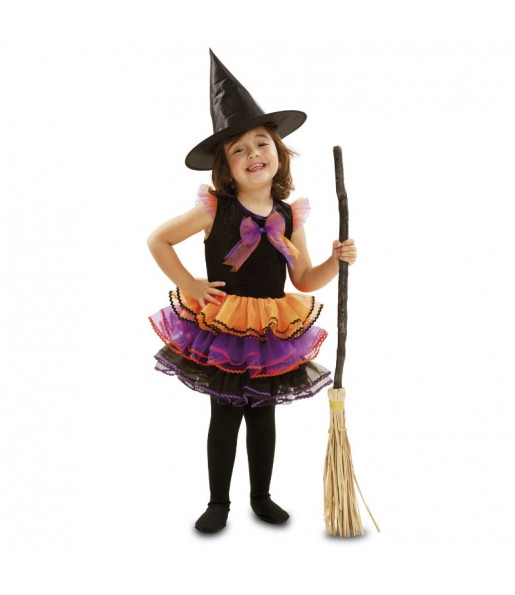 Vestito Strega fantasia bambine per una festa ad Halloween