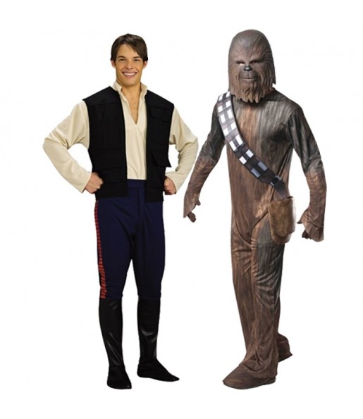L'originale e divertente coppia di Chewbacca e Han Solo per travestirsi con il proprio compagno