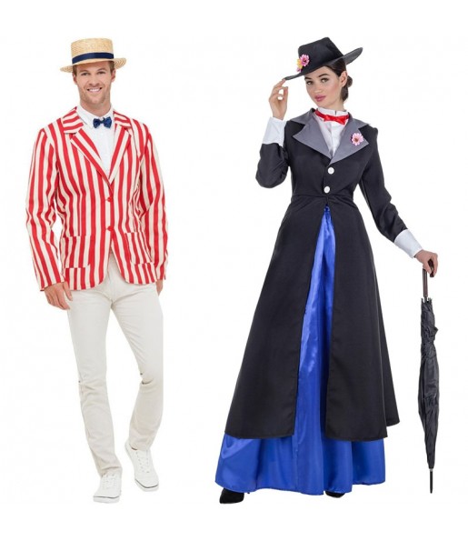 L'originale e divertente coppia di Bert e Mary Poppins per travestirsi con il proprio compagno