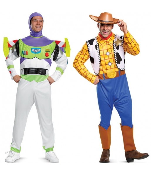 Costumi di coppia Buzz Lightyear e Woody di Toy Story