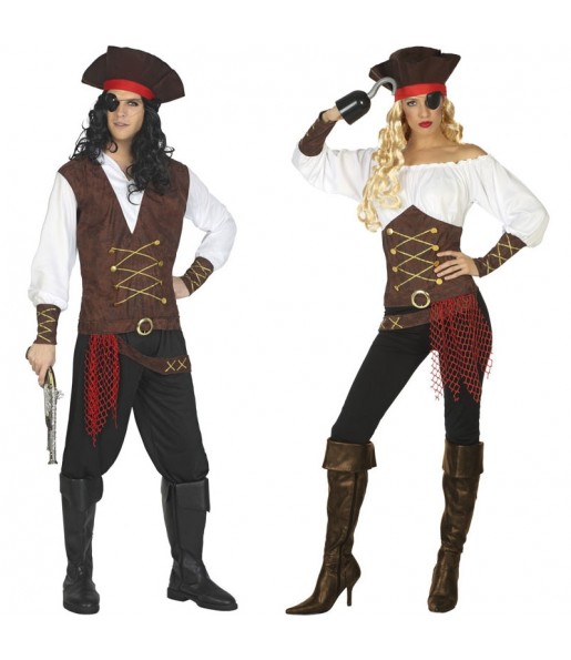 Costumi di coppia Capitani nave pirata