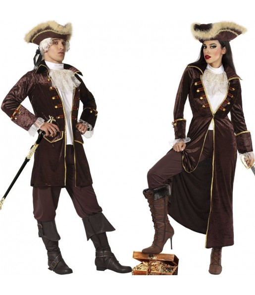Costumi di coppia Pirati nei mari profondi