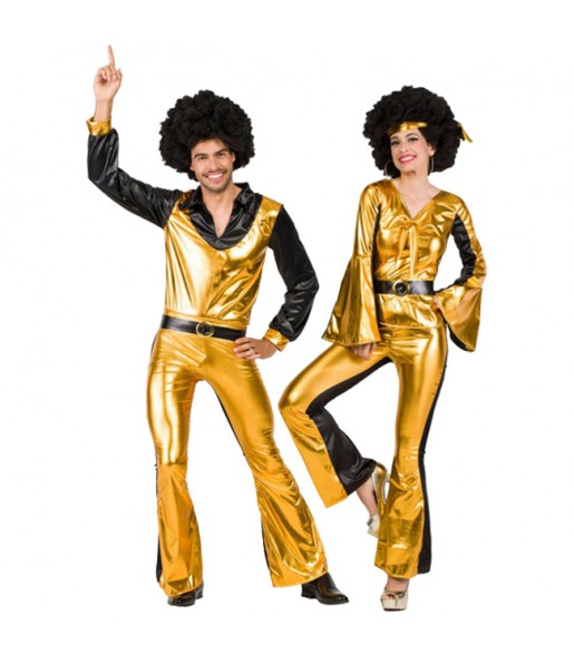 L'originale e divertente coppia di Ballerini disco dorati per travestirsi con il proprio compagno