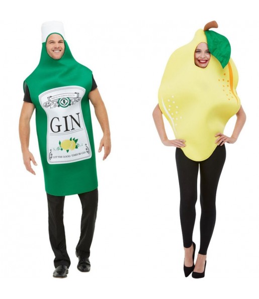Vestiti di Carnevale di coppia Gin Tonic online
