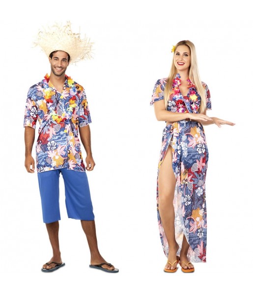 Costumi di coppia Hawaiani