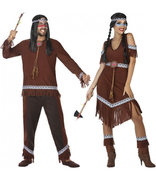 Costumi di coppia Indiani Apache