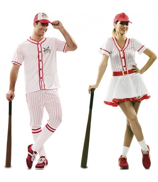 L'originale e divertente coppia di Giocatori di baseball per travestirsi con il proprio compagno