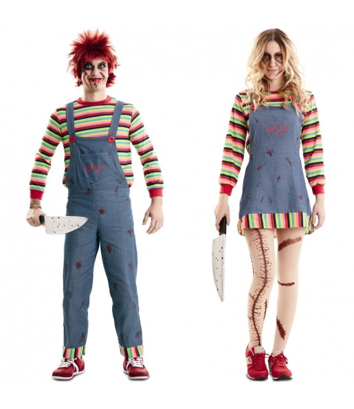 L'originale e divertente coppia di Chucky il pupazzo diabolico per travestirsi con il proprio compagno