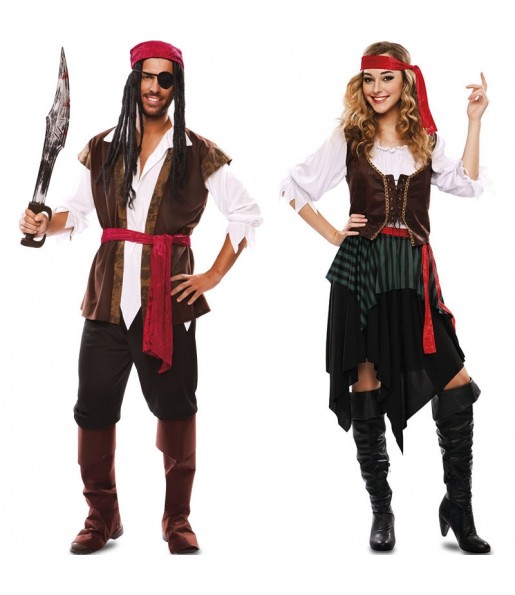 L'originale e divertente coppia di Re pirati per travestirsi con il proprio compagno