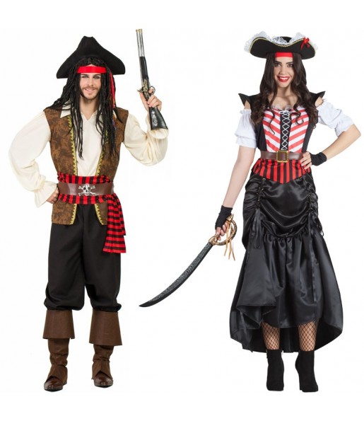 L'originale e divertente coppia di Pirati dei caraibi per travestirsi con il proprio compagno
