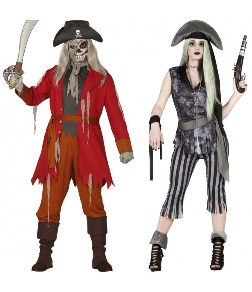 L'originale e divertente coppia di Pirati fantasma per travestirsi con il proprio compagno