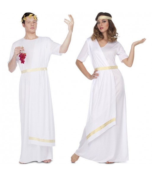 Travestimenti coppia romani bianchi divertenti per travestirti con il tuo partner