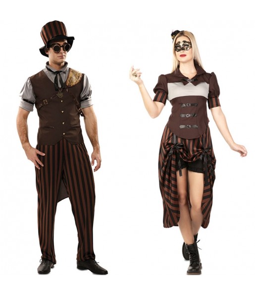 Costumi di coppia Steampunk gotici
